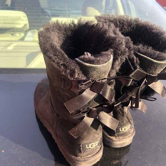 UGG Australia Bailey Bow II 1002954 Women’s Gray Winter Boots Size 7 - Picture 7 of 14